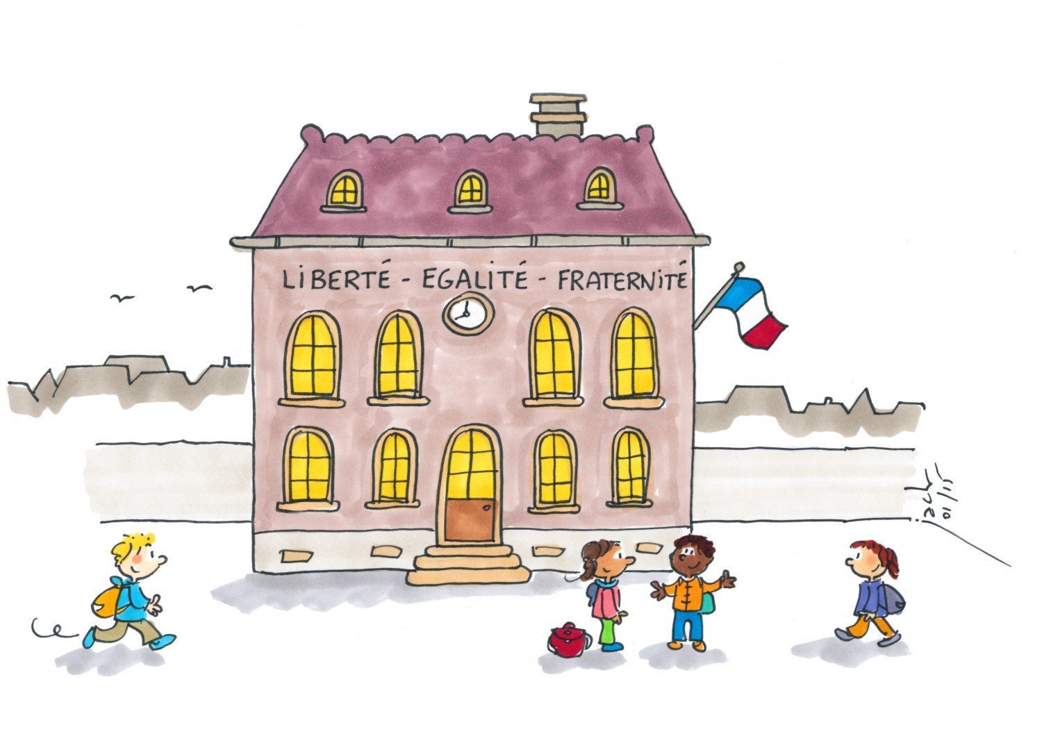 L Ecole Mobilisee Autour Des Valeurs Citoyennes Vousnousils