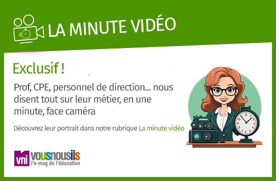 Prof, CPE, personnel de direction... nous disent tout sur leur métier, en une minute, face caméra