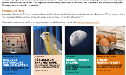 Science à la maison : des vidéos ludiques, jeux et activités en ligne proposés par Universcience