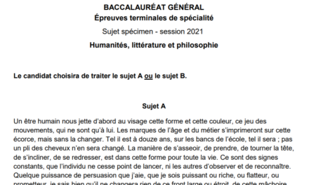 Des sujets zéro pour les épreuves du baccalauréat