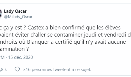 Auto-confinement : « je continuerai à dire à mes élèves qu’ils devront rattraper les cours de jeudi et vendredi »