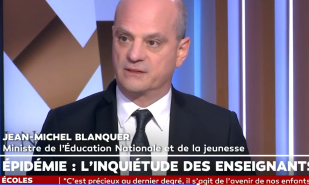 Covid-19 : « la France est l’un des pays qui a connu le plus de jours d’école en 2020 », se félicite Blanquer