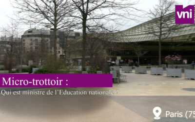 Micro-trottoir : qui est ministre de l’Education nationale ?