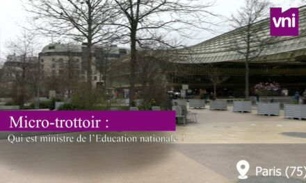 Micro-trottoir : qui est ministre de l’Education nationale ?